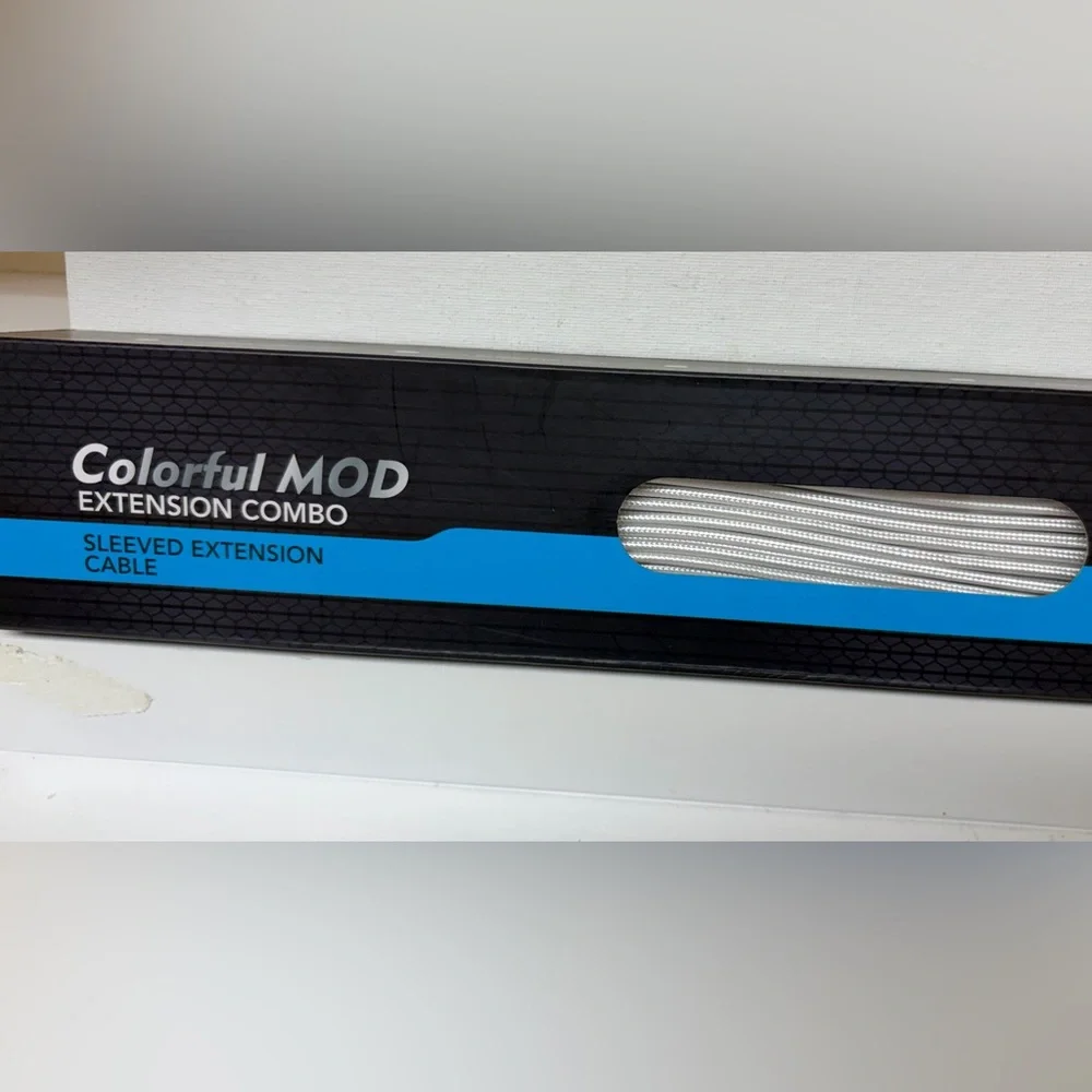 Colorful MOD Sleeved 30CM Extension Cable